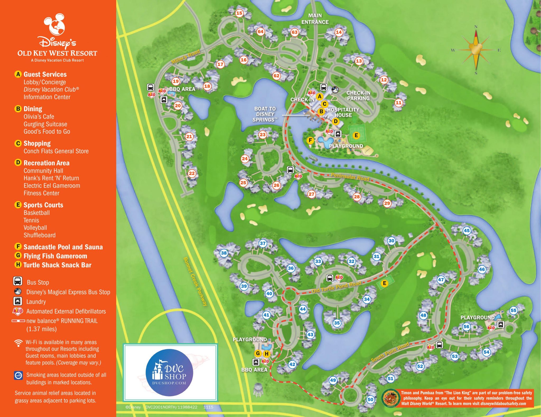 Disney Vacation Club Resort Maps Find Your Way Around DVC Resorts