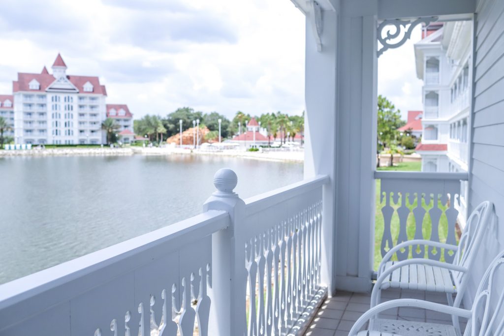 Estudio Resort en Grand Floridian - Balcón lateral