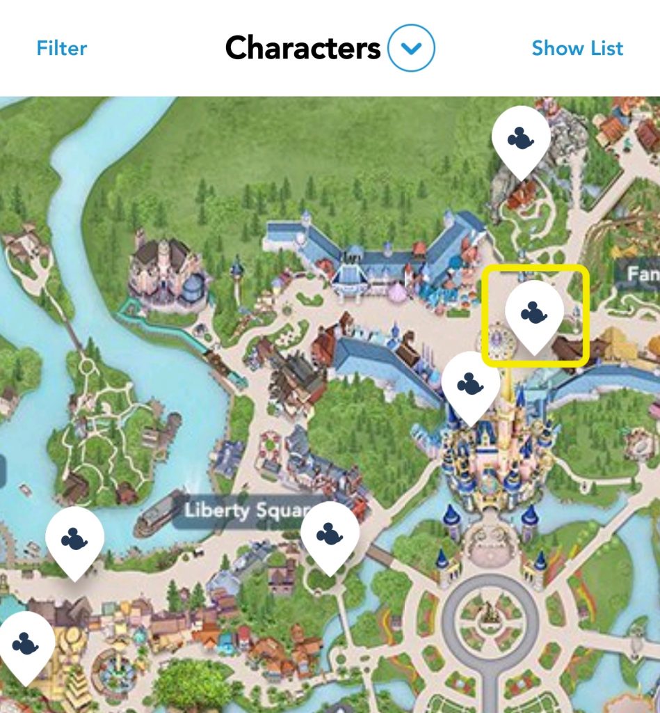 Select Character on Map View - MDE