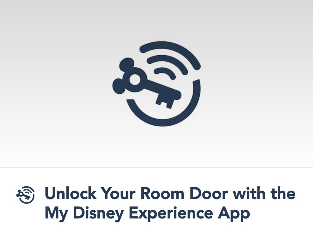 Unlock Your Room Door with the My Disney Experience App