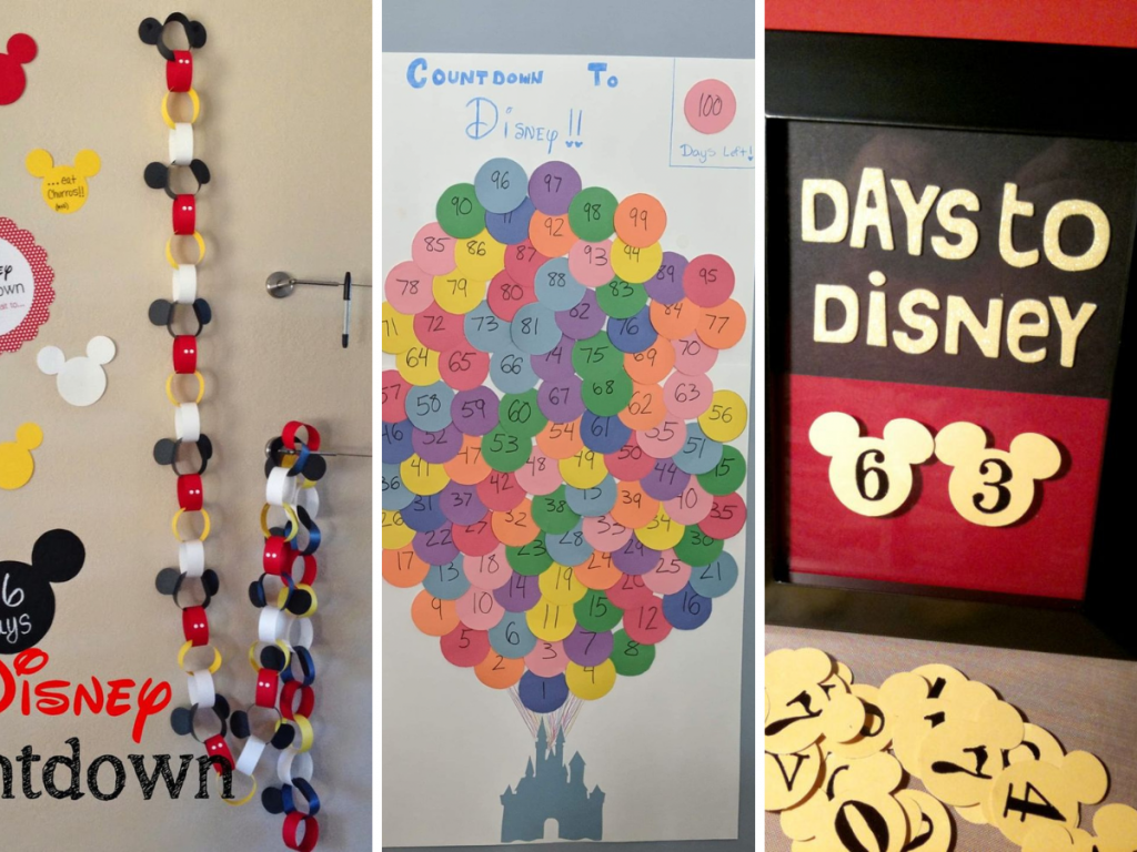 Disney World Countdown Crafts 