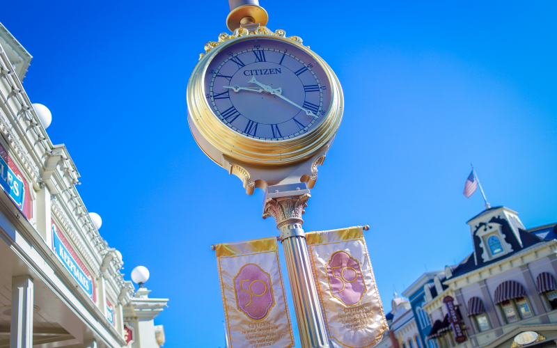 Disney World 50th Citizen Clock