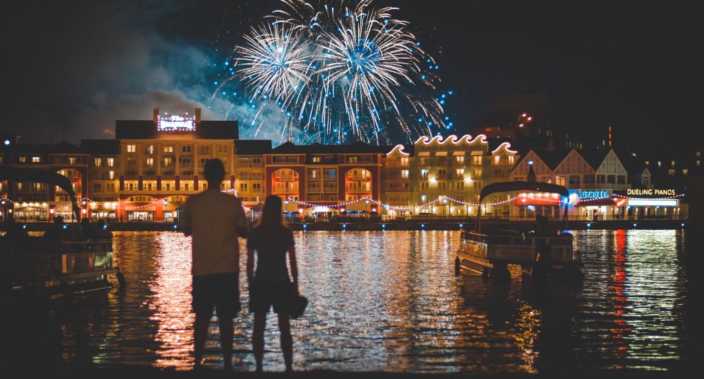 Fuegos artificiales en Walt Disney World