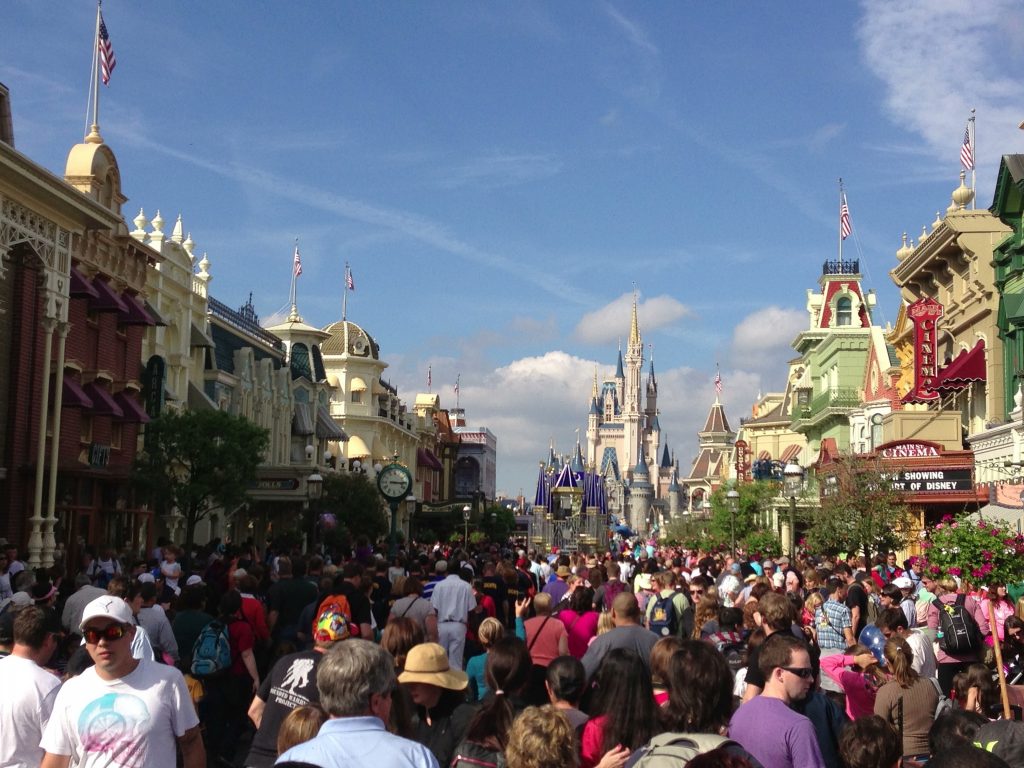 Magic Kingdom Crowded