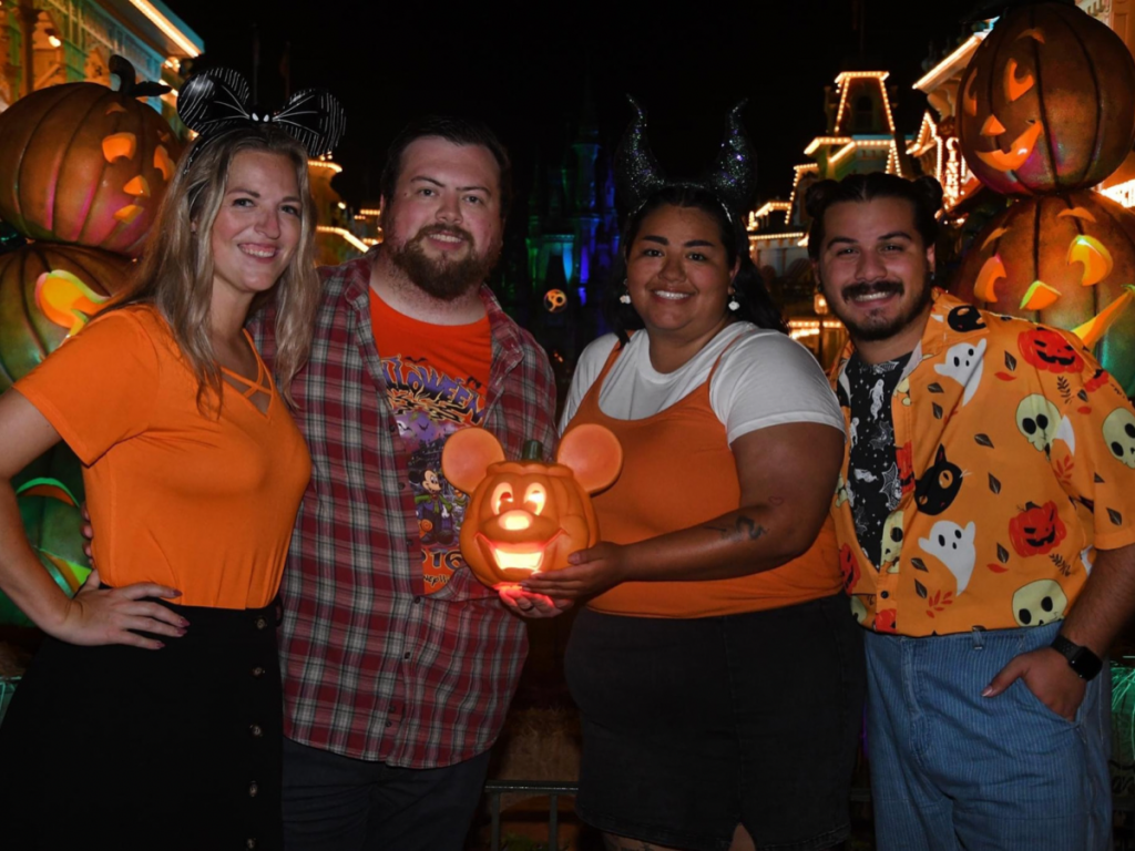 Mickey's Not So Scary Photo Op Mickey Lantern