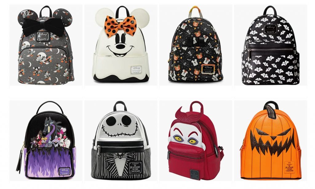 ShopDisney Halloween Backpacks