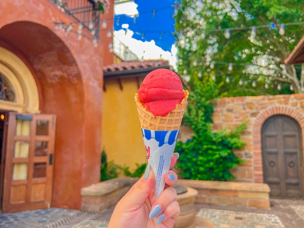 Epcot Italy Strawberry Sorbetti