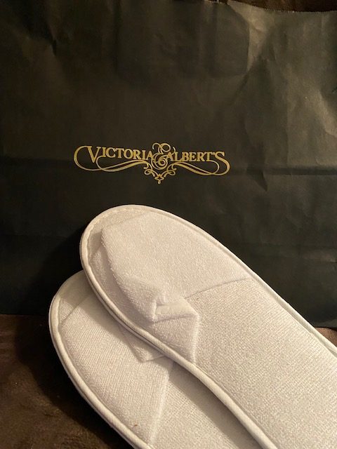 Slippers from Victoria & Albert's