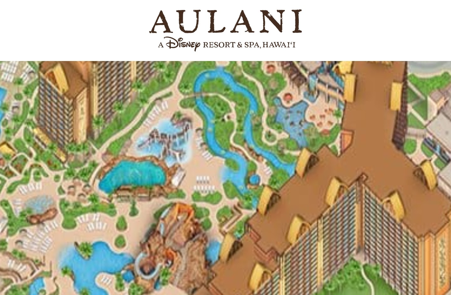 Interactive Resort Map - Aulani Resort App