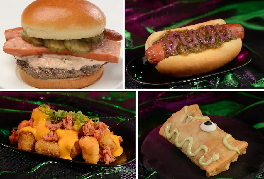 Various Food Items from Mickey's Not-So-Scary Halloween Party