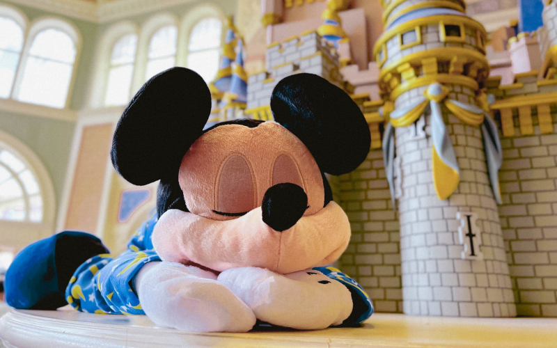 Sleeping Mickey Mouse Plush