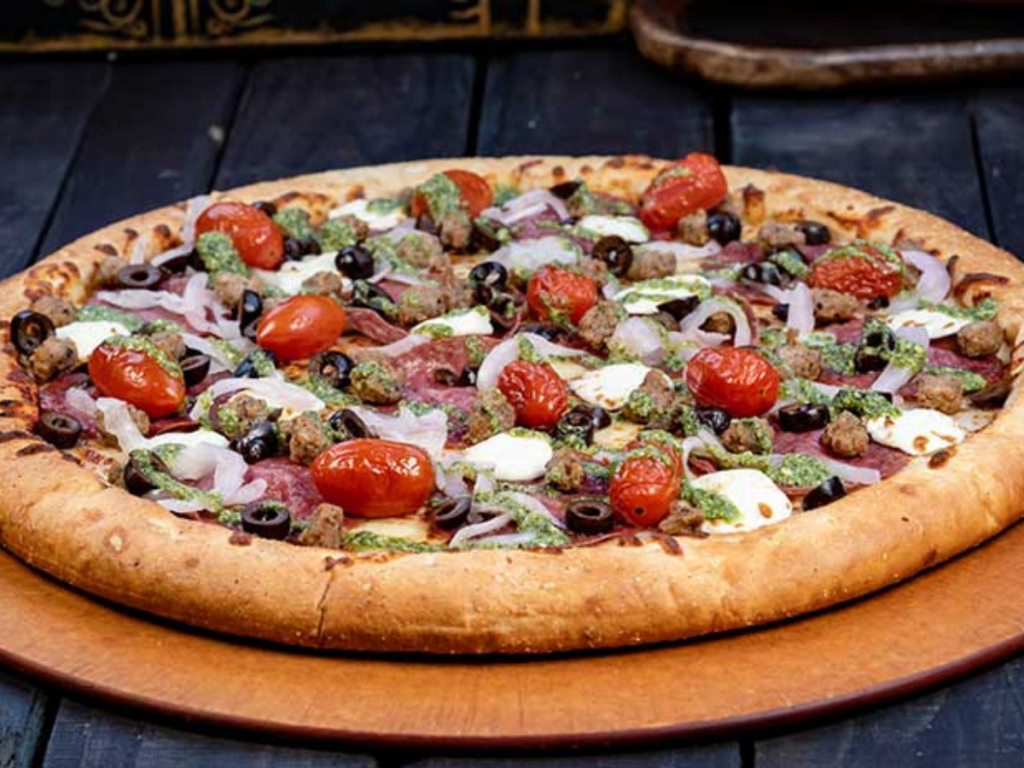 Especial de pizza Supernova de pizza de Halloween de Disneyland