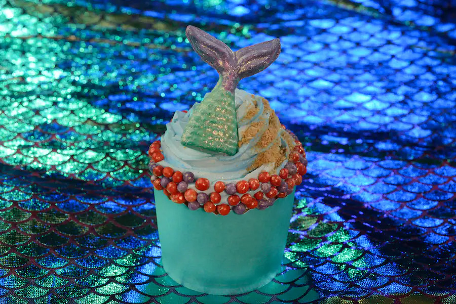 Cupcake de Sirena en Paisaje de Sabores