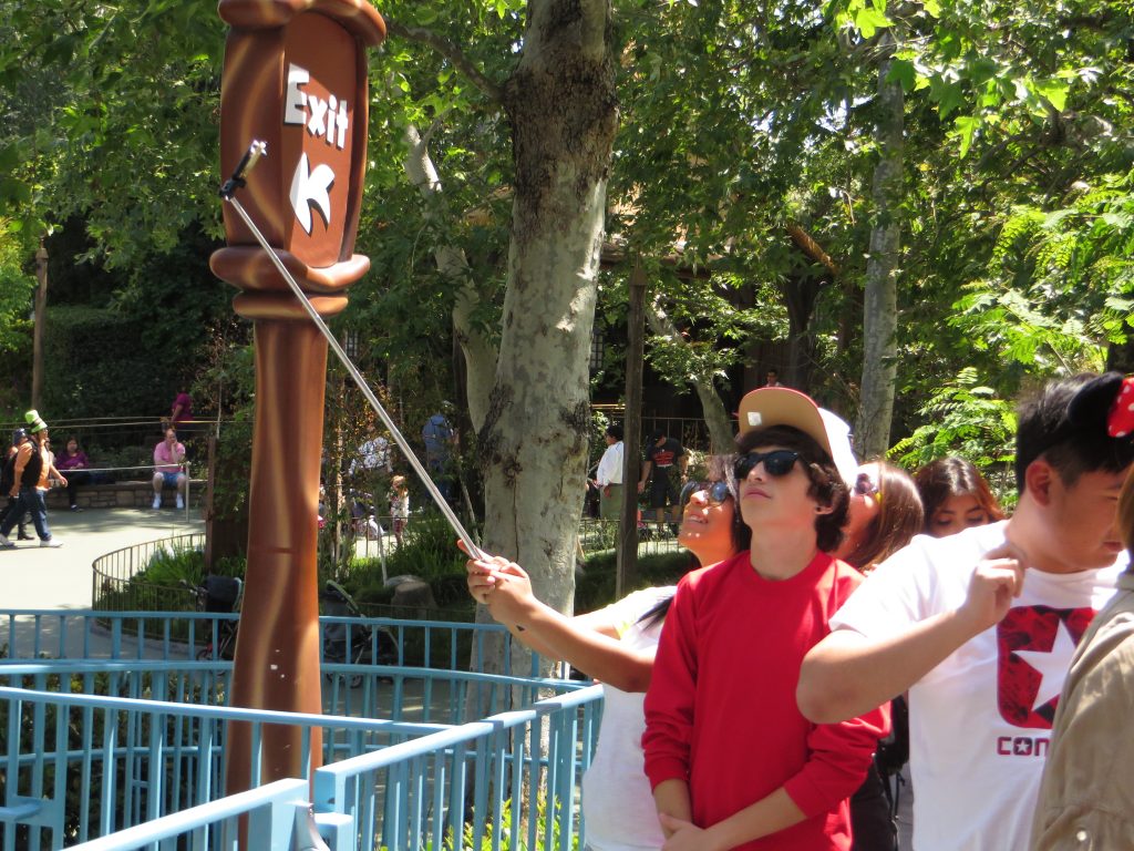 Selfie Stick en el Parque Disney