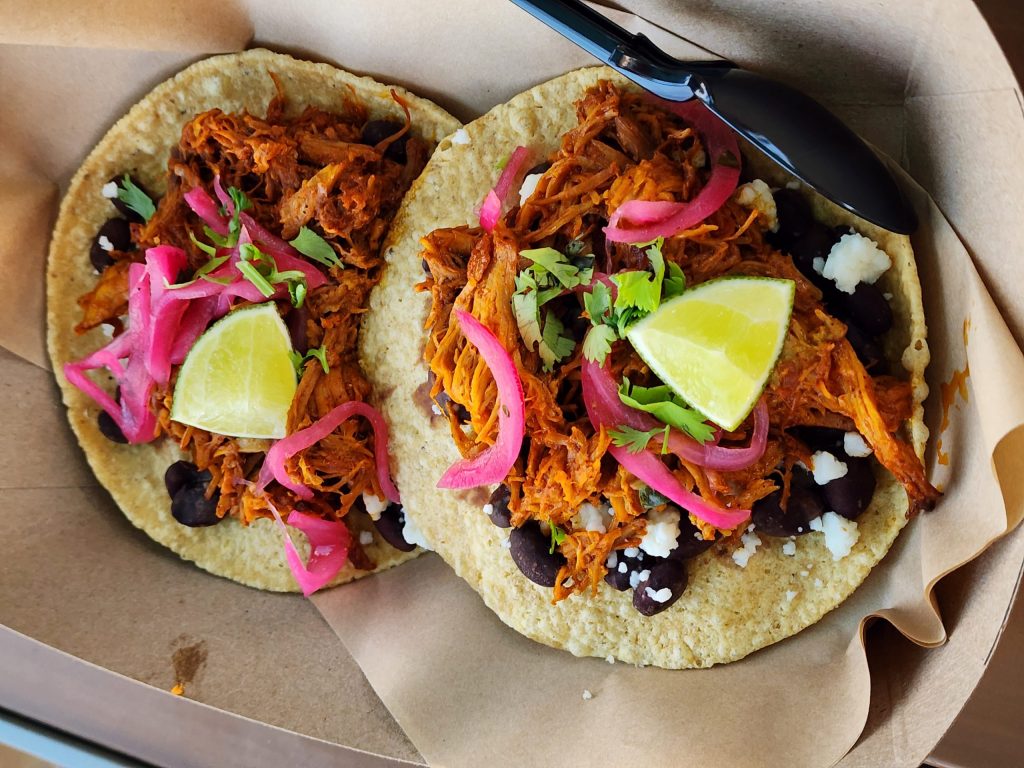 Tostadas de Puerto Pibil de @Cilantro Urban Eatery