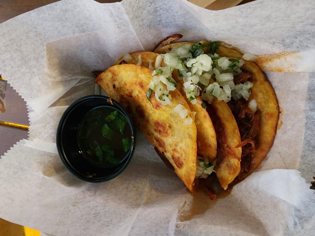 Birria Tacos from 4 Rivers Cantina Barbacoa