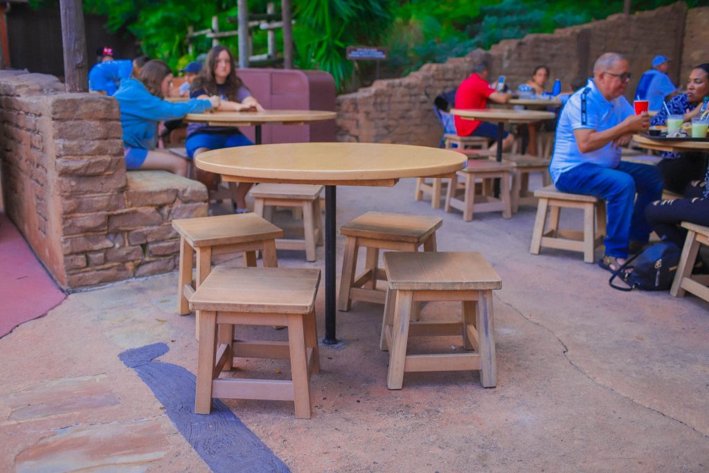 Golden Oak Outpost Seating Area 