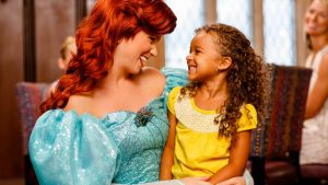 Comida con los personajes de Ariel Disney