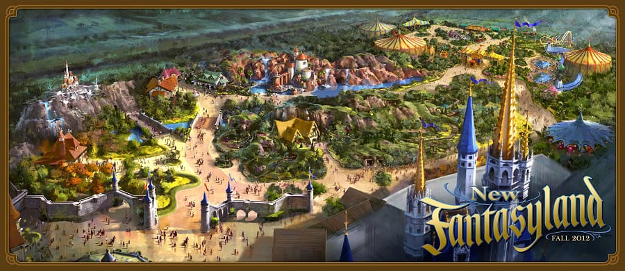 Concept Art for New Fantasyland 2012