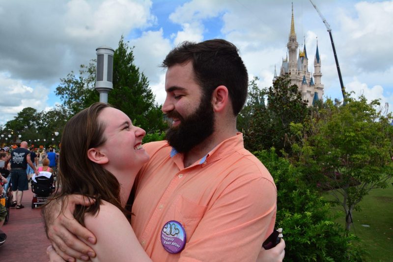 Couple Celebrating at Disney World