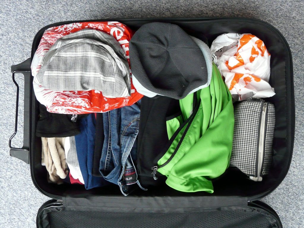 Disney World Packed Suitcase