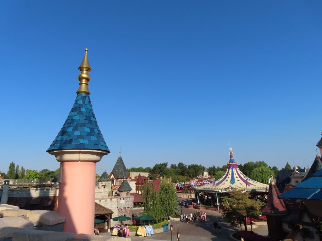 Balcón del castillo de Disneyland París