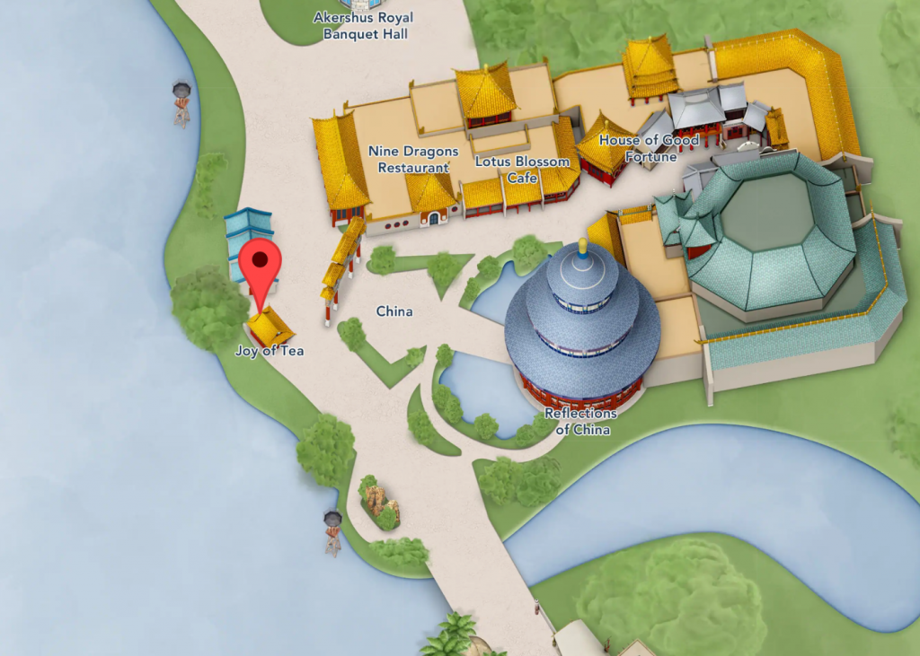 Joy of Tea on Disney Map