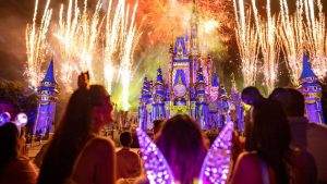 fuegos artificiales de disney