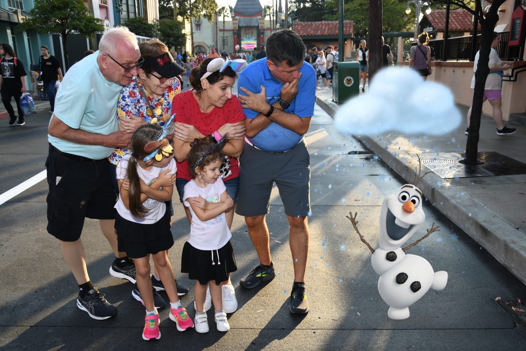 Disparo mágico de Disney Olaf