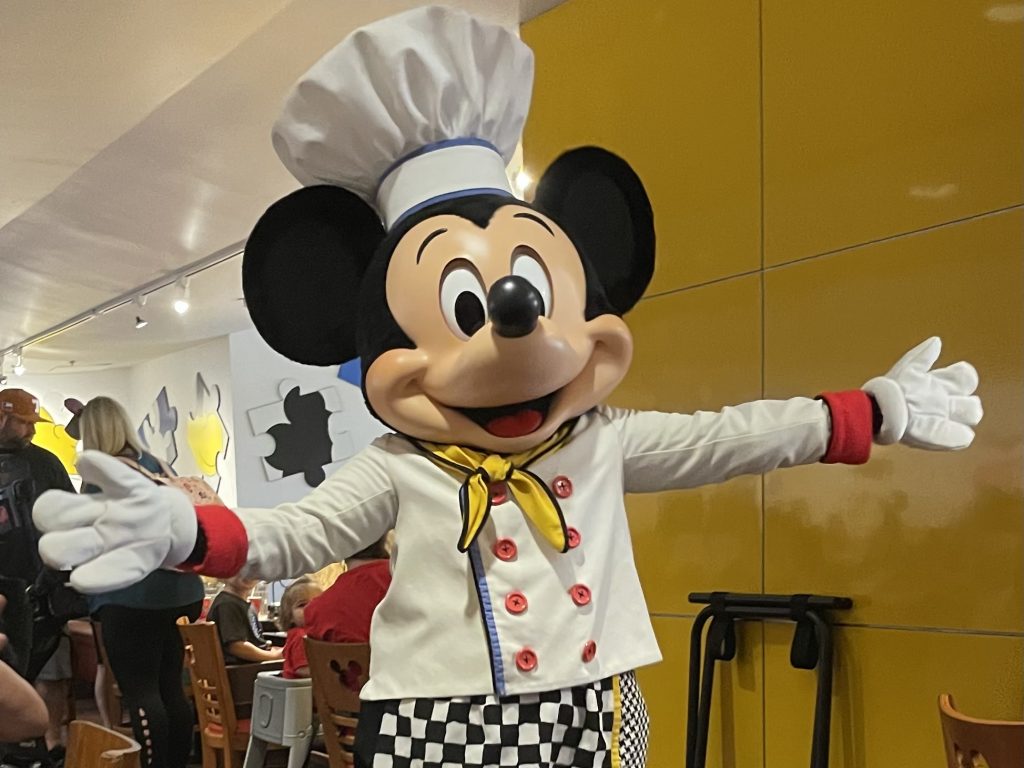 Mickey at Chef Mickey's