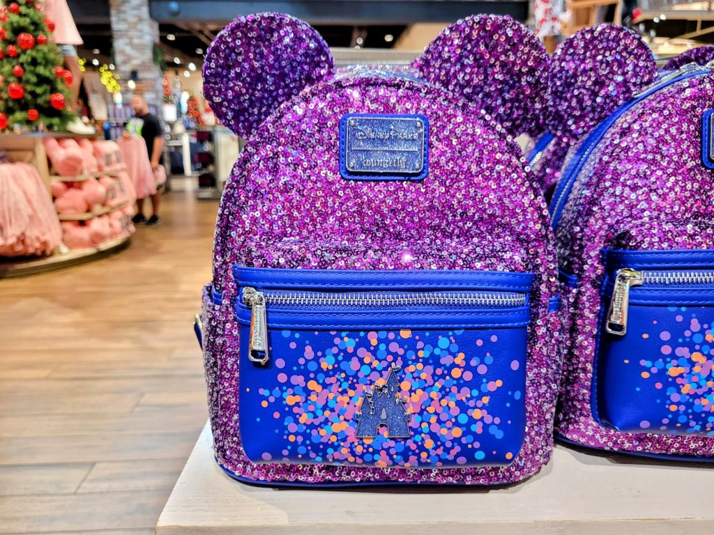 Disneyland Paris 30th Anniversary Sparking Loungefly Mini Backpack