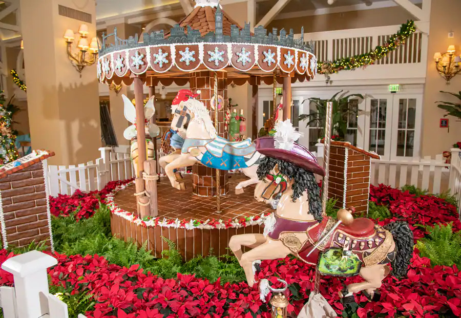 Life-Sized Carousel at Disney's Beach Club Resort