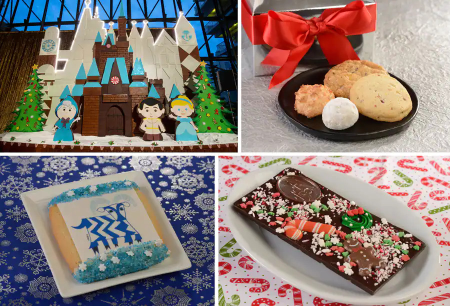 Exhibición de pan de jengibre y ofertas navideñas en Disney's Contemporary Resort