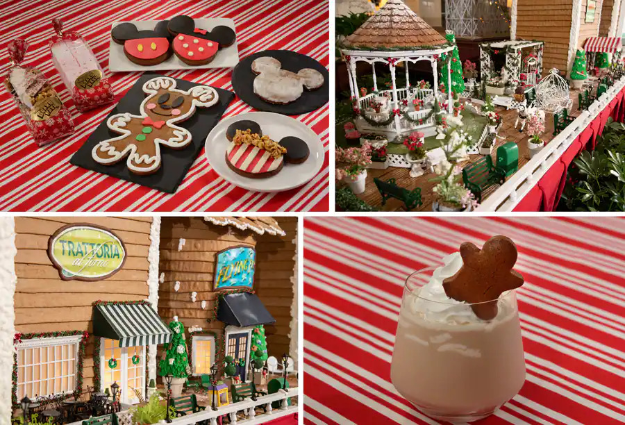 Holiday Offerings and Displays at Disney's BoardWalk Inn