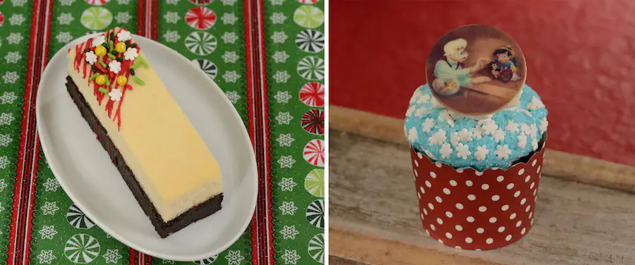 Peppermint Brownie Cheesecake & Hot Cocoa Cupcake