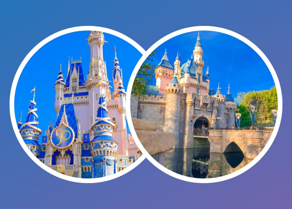 Disneyland and Disney World