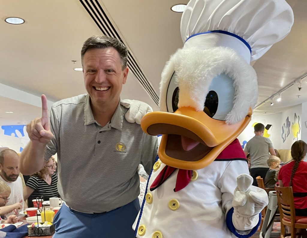 Pato Donald del Chef Mickey