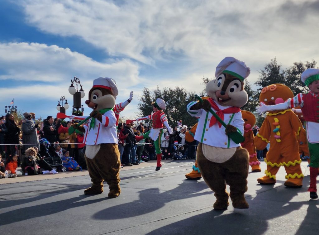 Desfile de Navidad de Chip y Dale