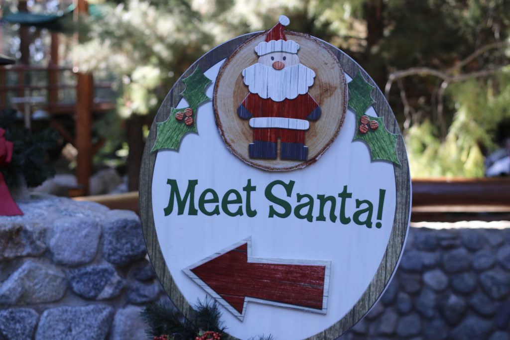 Santa's entrance at Redwood Creek, photo by Bobby Asen