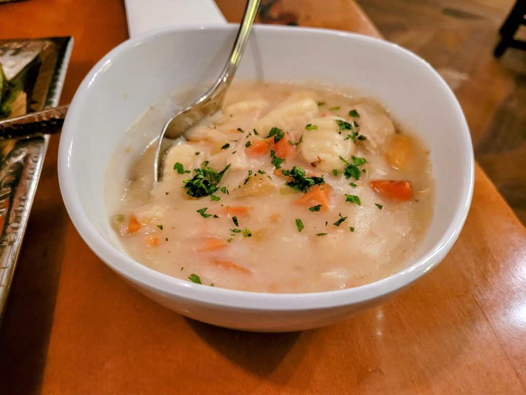 Chicken and Dumplings at Akershus