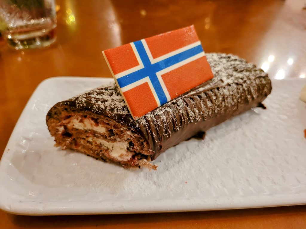 Norwegian Chocolate Cake at Akershus