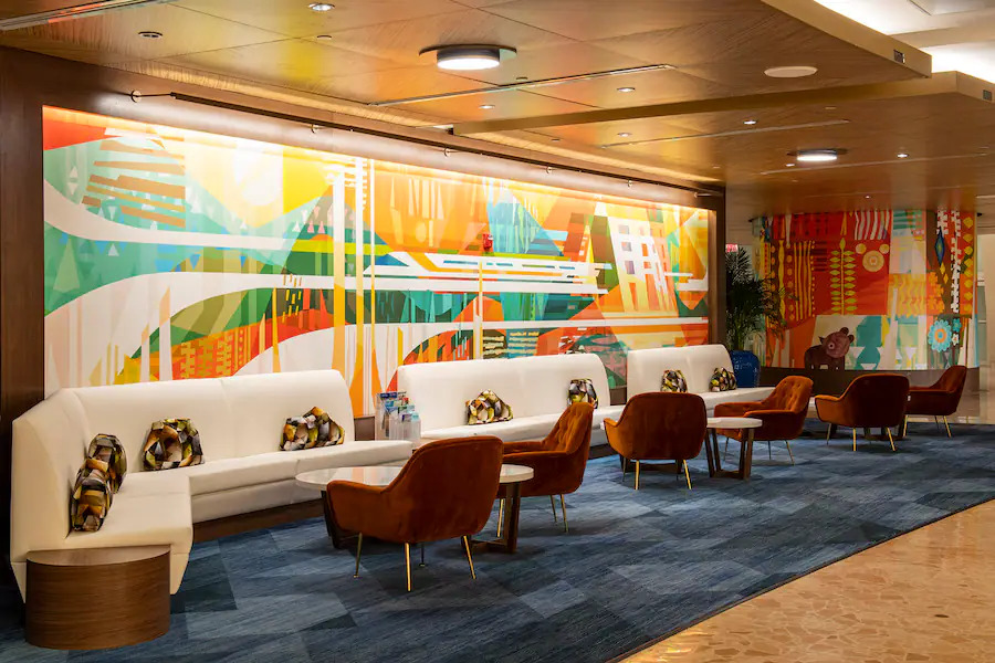 Contemporary Resort Decor - Lobby Mural