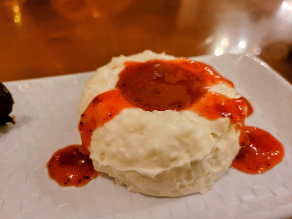 Rice Cream with Berry Sauce at Akershus