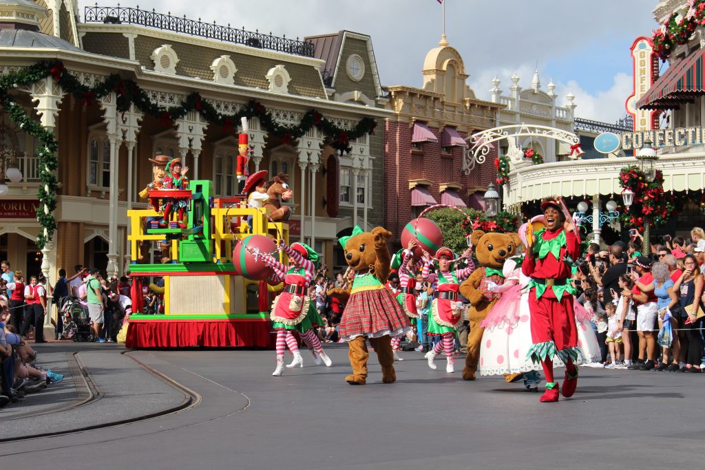 Christmas Parade at Walt Disney World