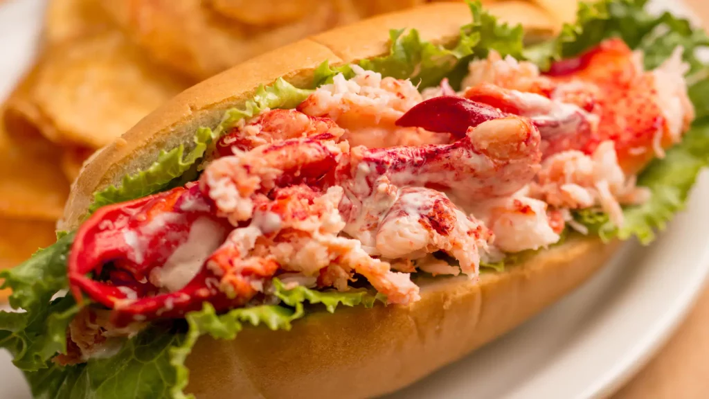 Columbia Harbor House Lobster Roll Photo by Disney