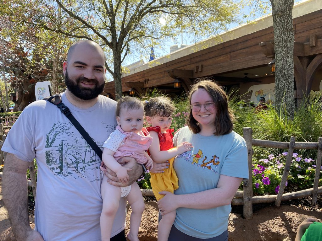 Family at Disney World