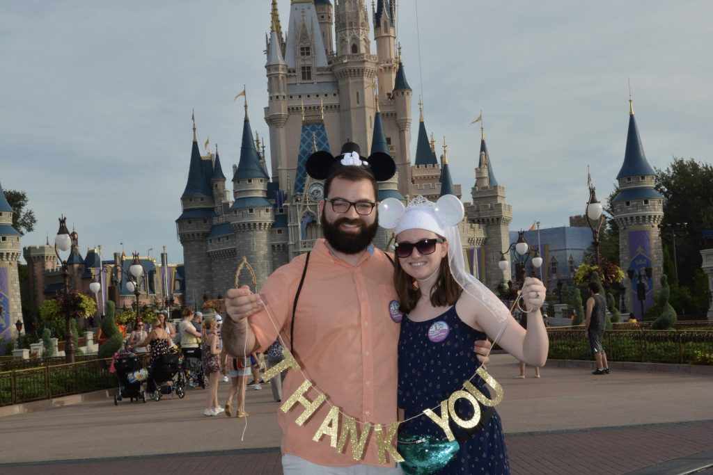 Disney World Wedding Thank you Cards