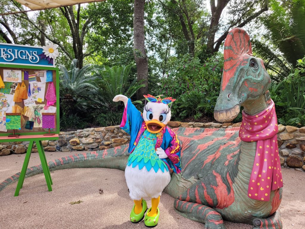 Daisy Duck in DinoLand U.S.A at Disney's Animal Kingdom