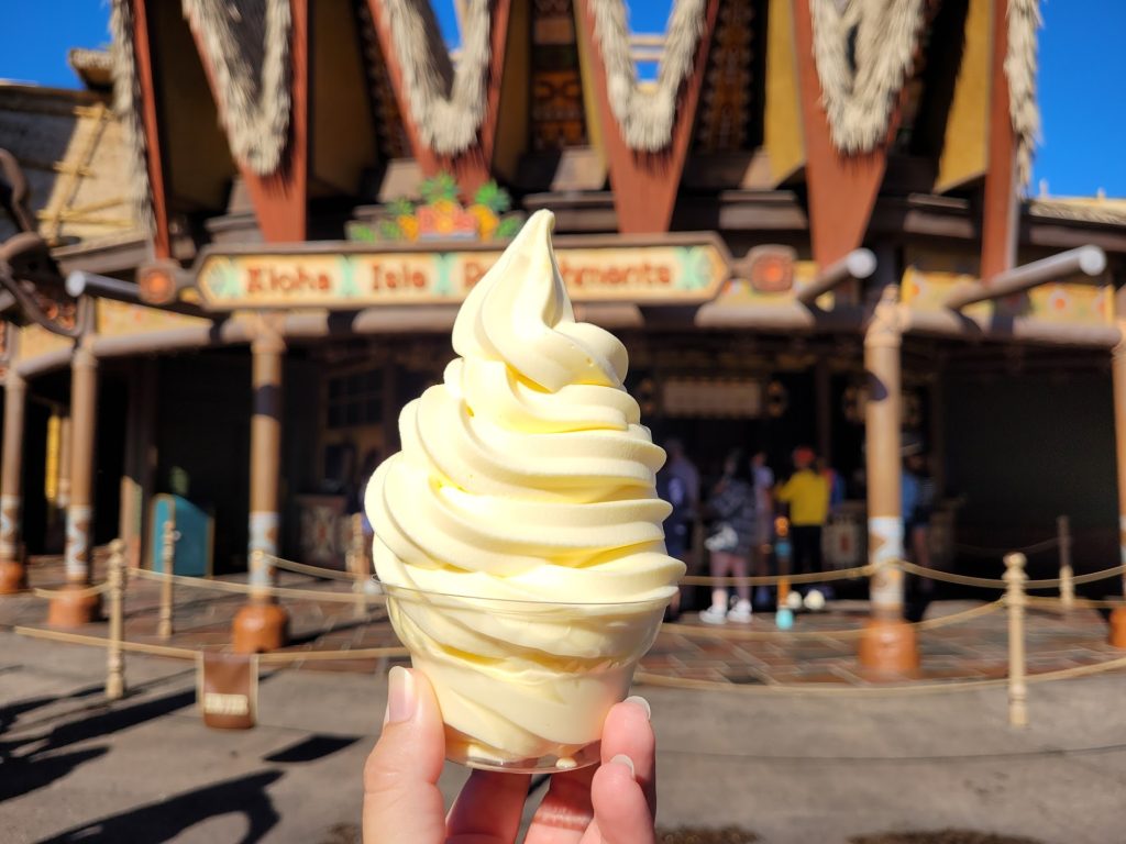 Dole Whip from Aloha Isle in Magic Kingdom