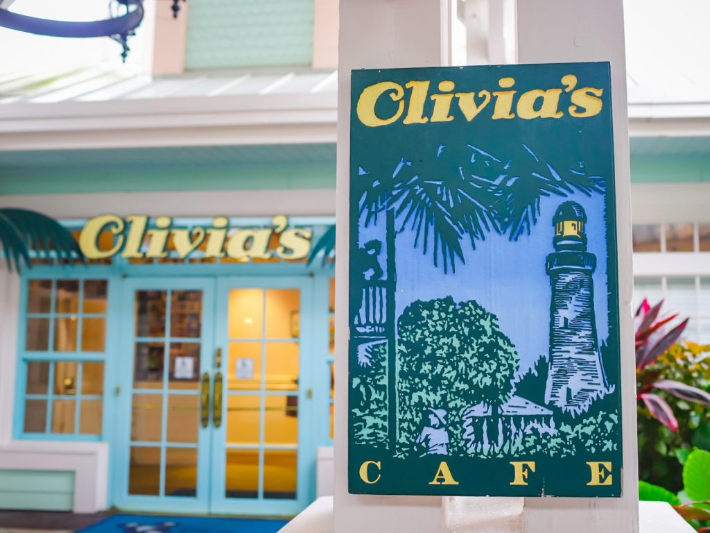 Café de Olivia.  Disney Viejo Cayo Hueso.